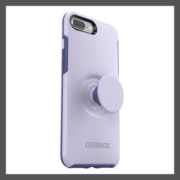 Apple iPhone 8 Plus/7 Plus Otter + Pop Symmetry Case (PopTop) - Lilac - Open Box - Picture 5 of 5